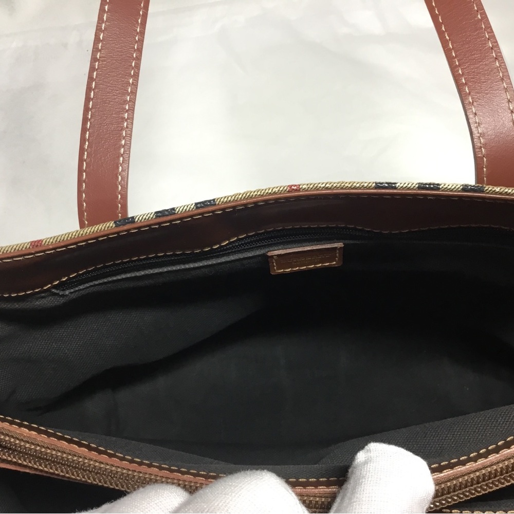 Authentic Burberry Triple Compartment Handbag - Picture 12 of 16